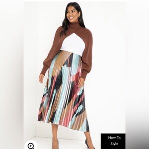 Turtleneck sweater sleeves